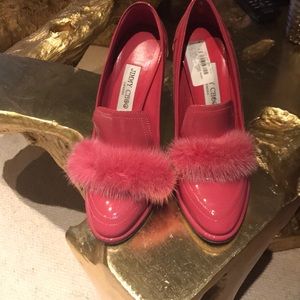 Jimmy Choo Fur Pumps